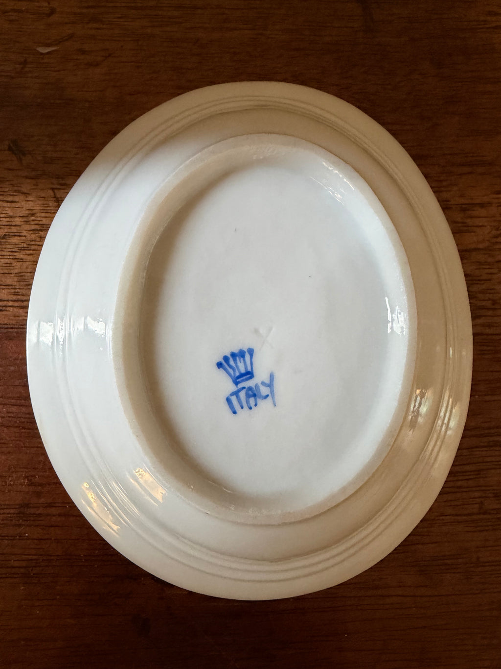 Vintage Mid-Century Italian Gilded Ceramic Trinket Dish (c. 1960)