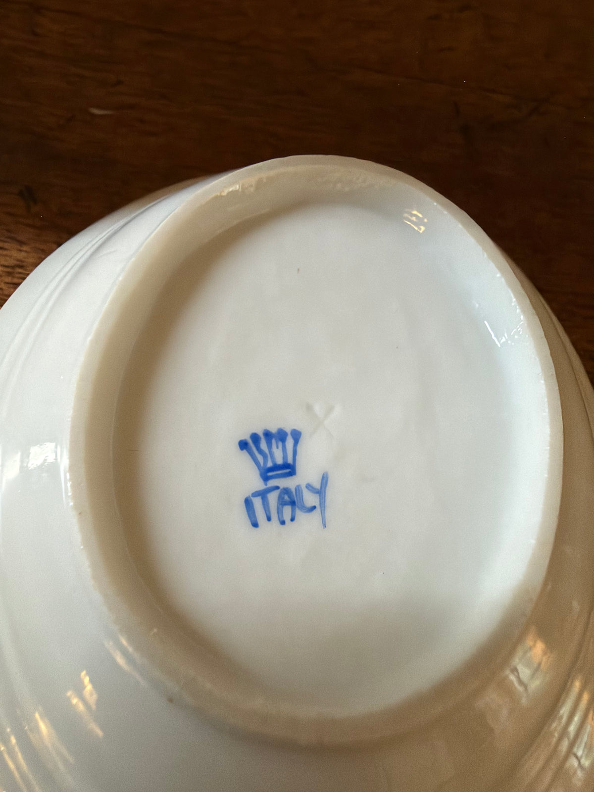 Vintage Mid-Century Italian Gilded Ceramic Trinket Dish (c. 1960)
