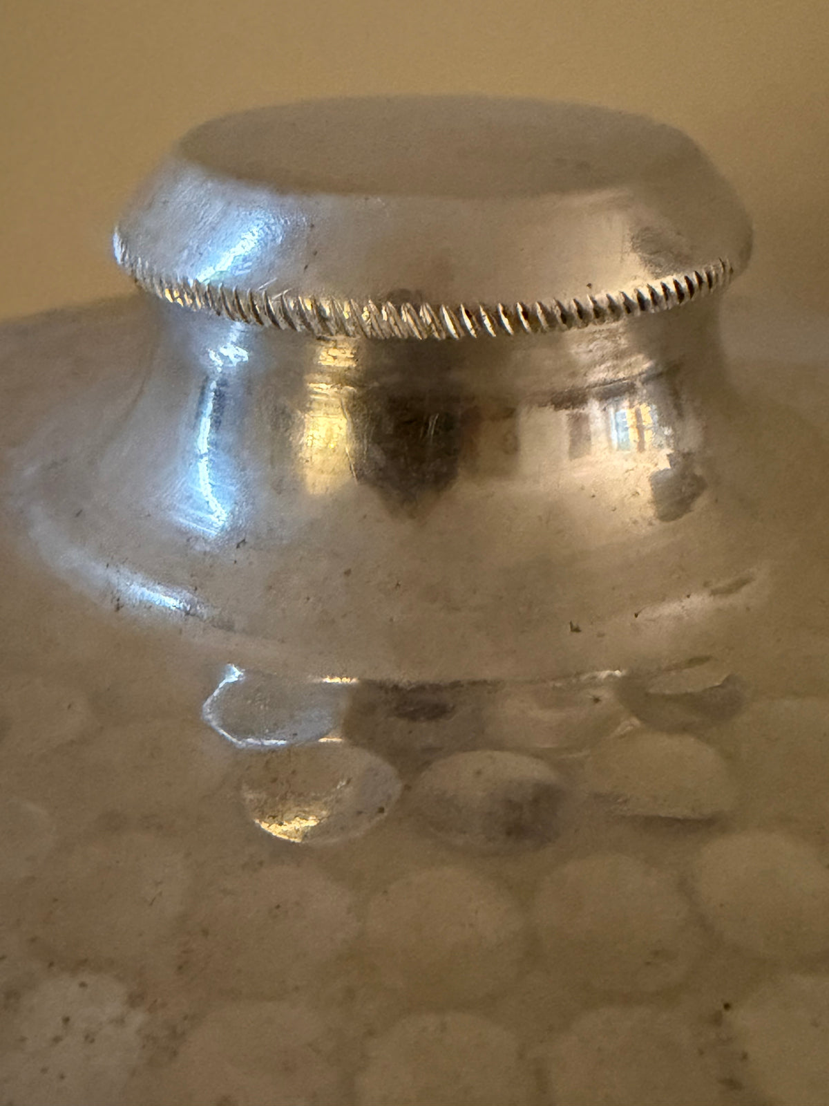 Vintage Italian Hammered Aluminum Ice Bucket