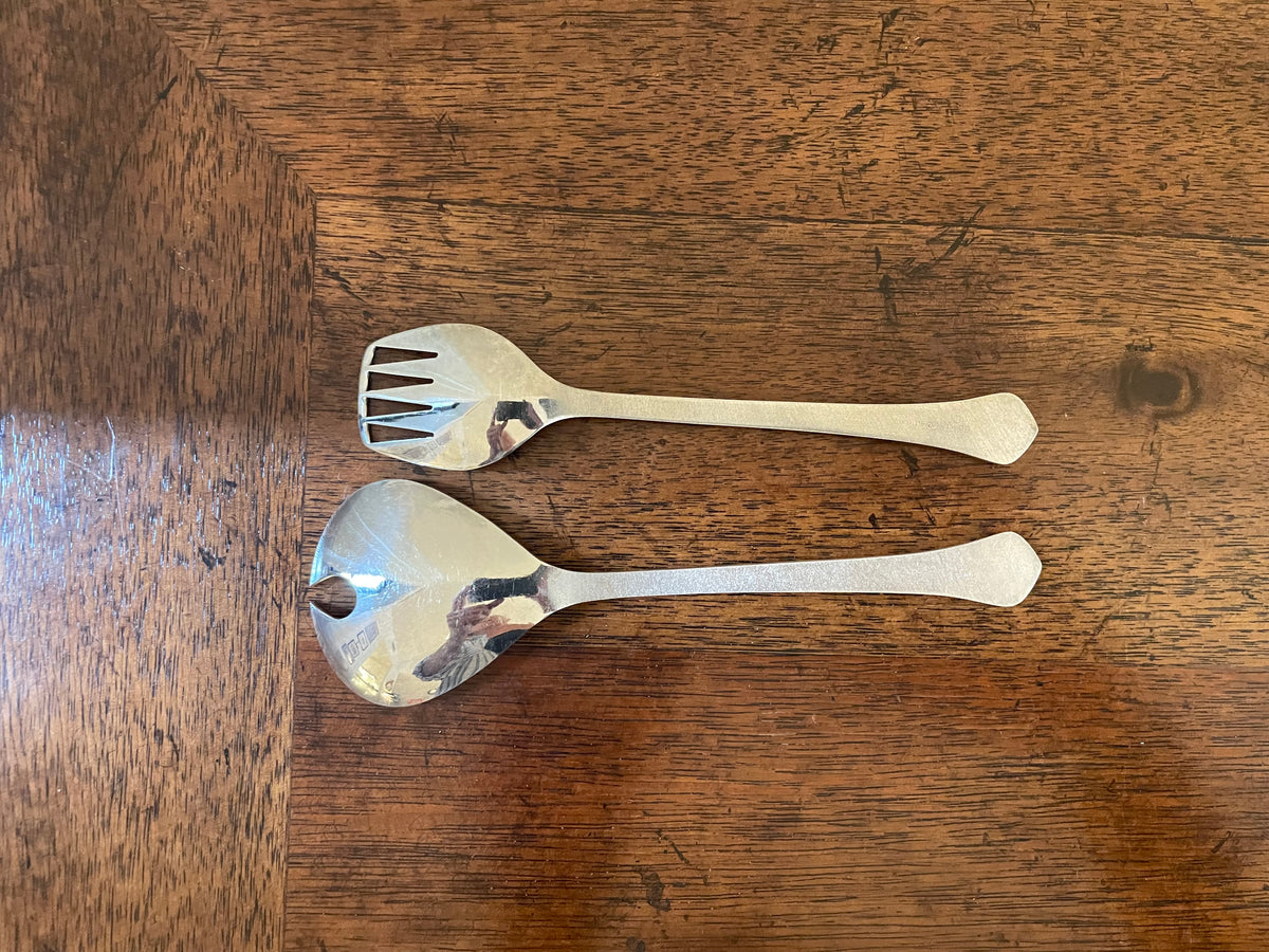 Vintage Soviet “Classic” Silver-Plated Melchior Serving Set, 1980 & 1990