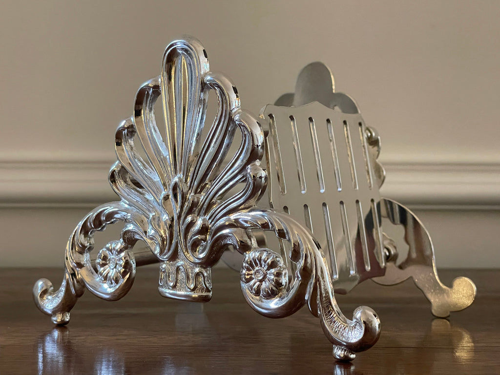Vintage Leonard Italian Silverplate Knife Stand