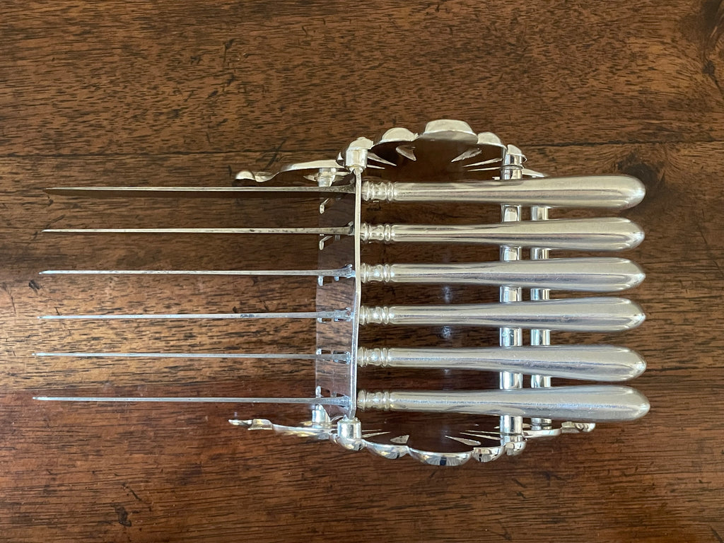 Vintage Leonard Italian Silverplate Knife Stand