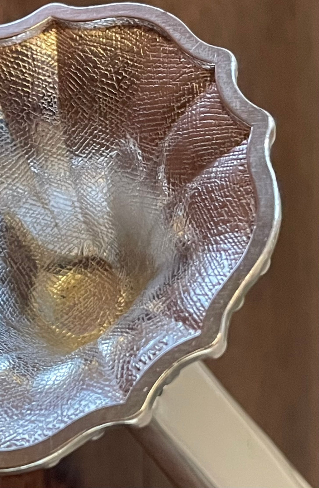 Vintage Silverplate Bud Vase, made in Italy