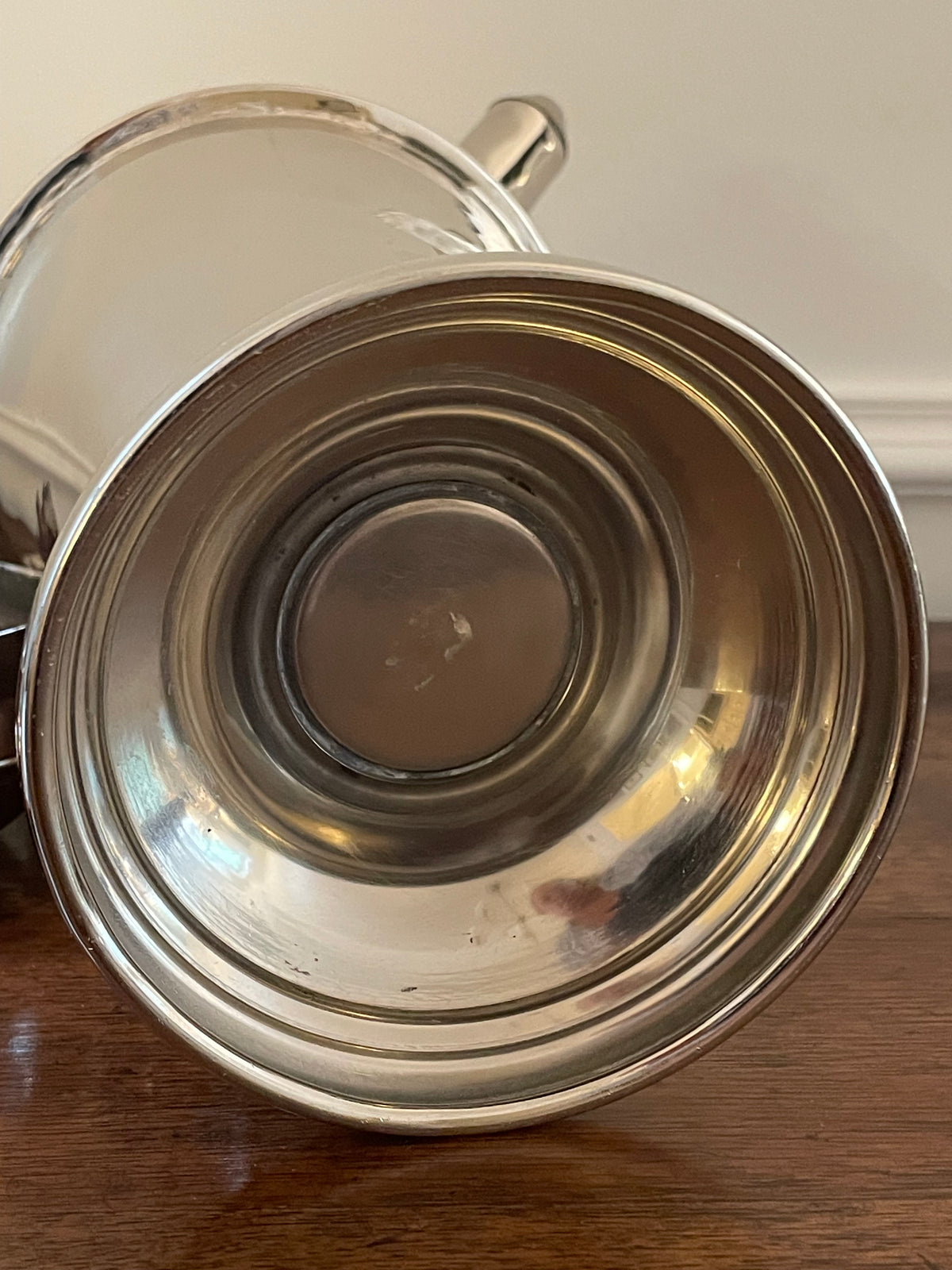 Art Deco Large-Format Vintage Chrome Cocktail Shaker