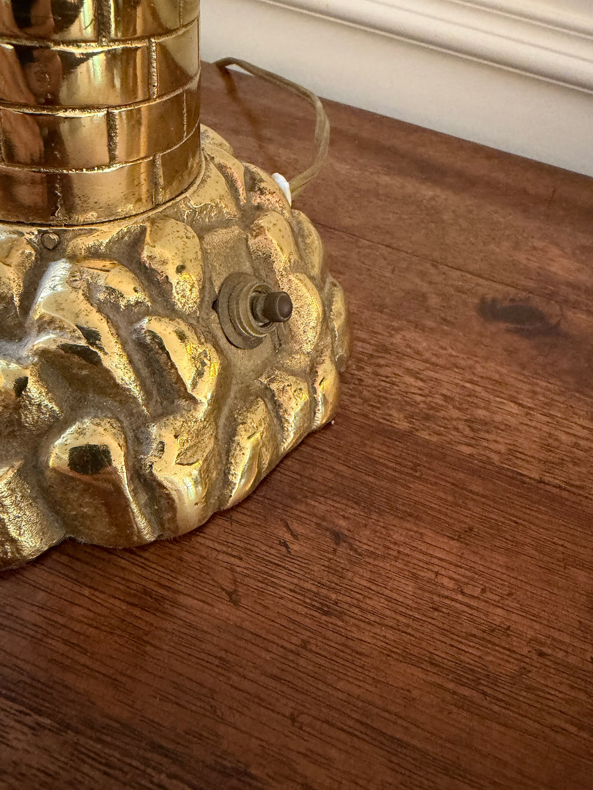 Early 20th Century Cast Brass Lighthouse Accent Lamp, Circa 1920s