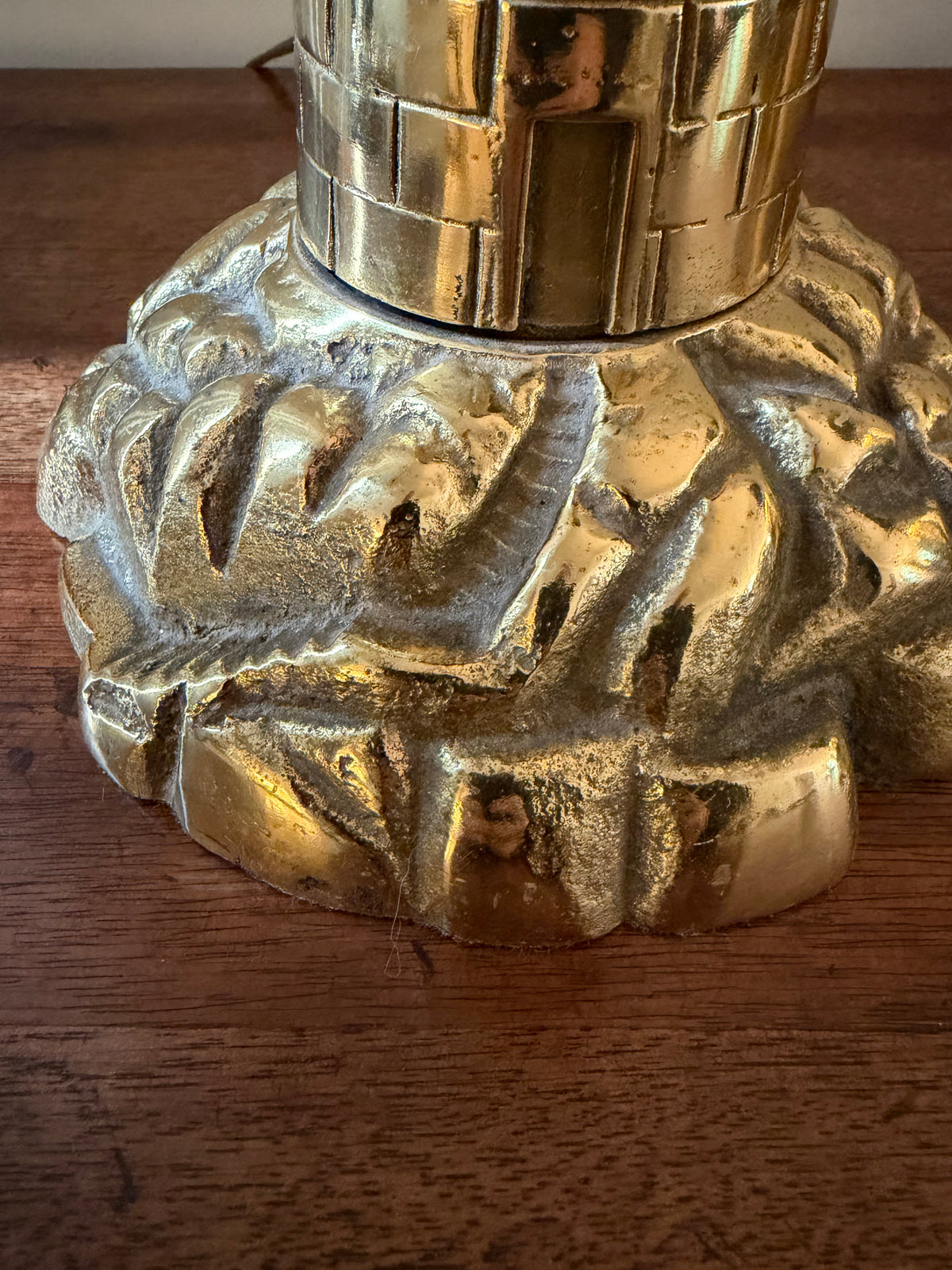 Early 20th Century Cast Brass Lighthouse Accent Lamp, Circa 1920s