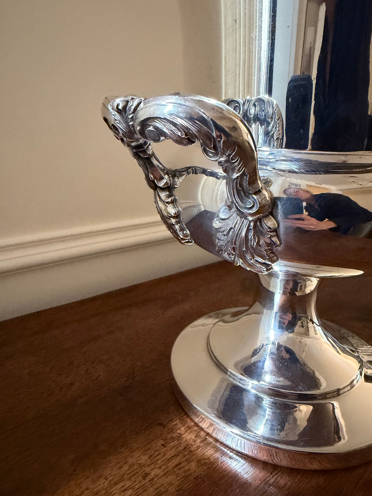 Mid-Century Silverplate Trophy Champagne Chiller