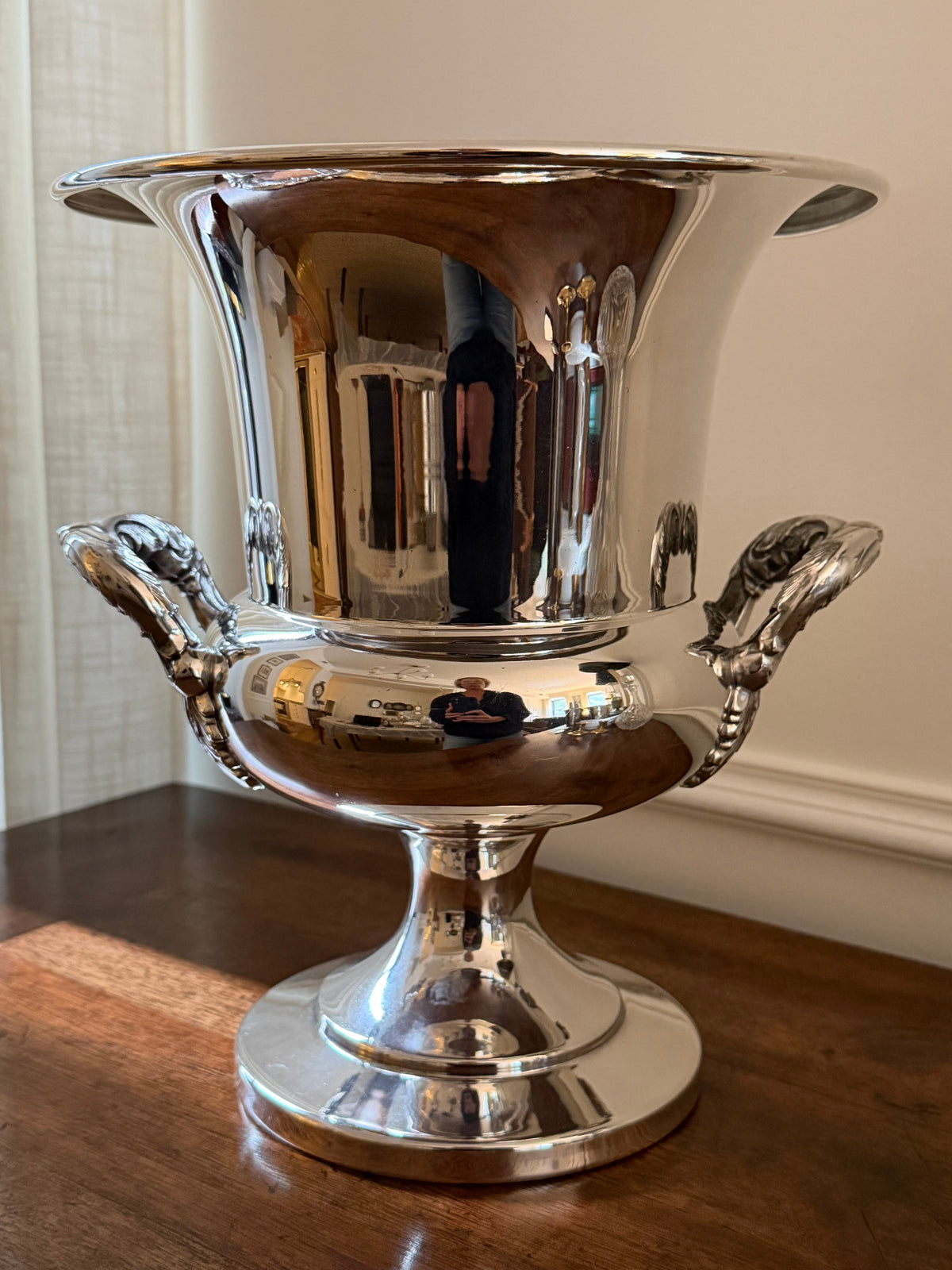 Mid-Century Silverplate Trophy Champagne Chiller