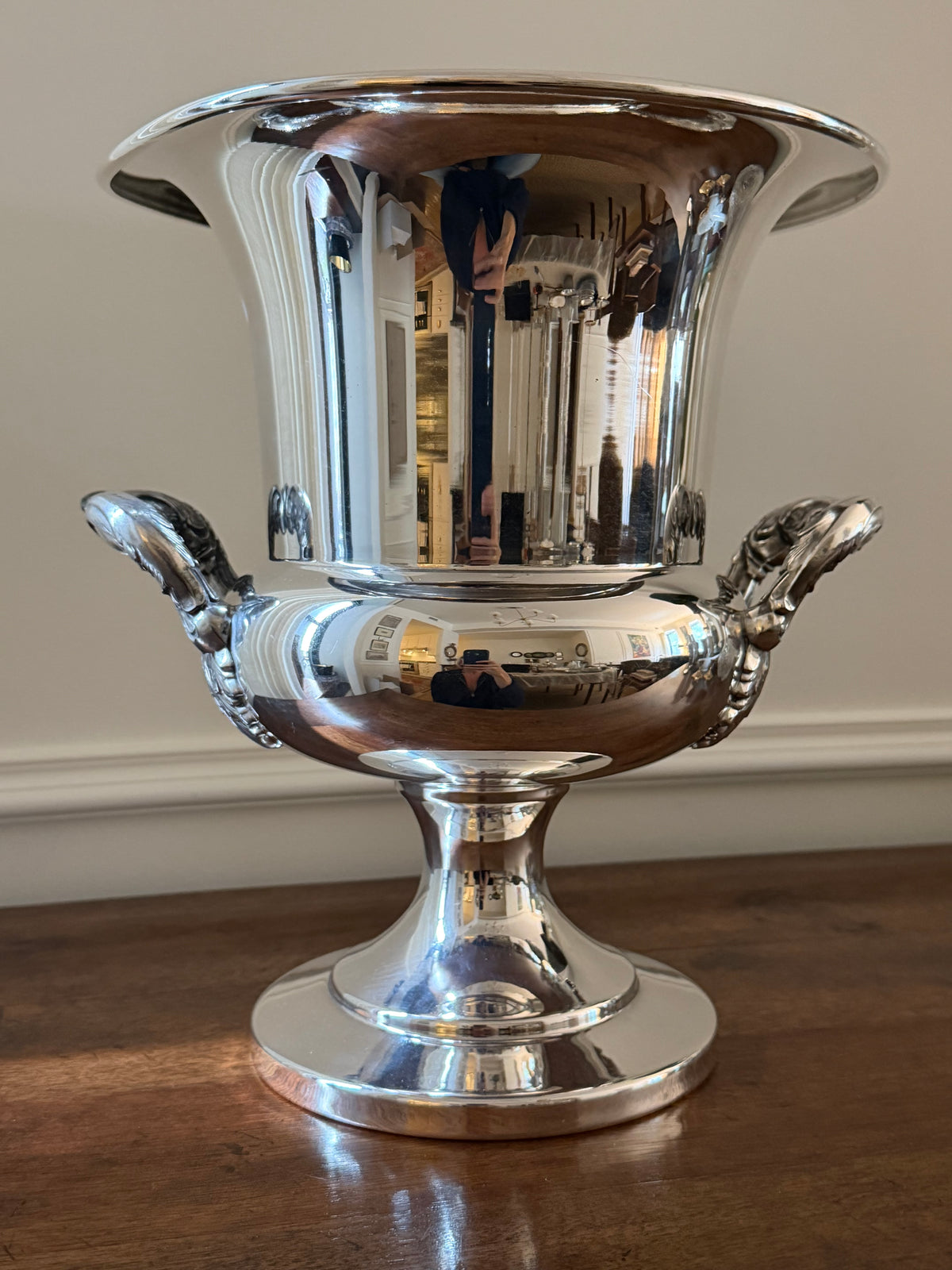 Mid-Century Silverplate Trophy Champagne Chiller