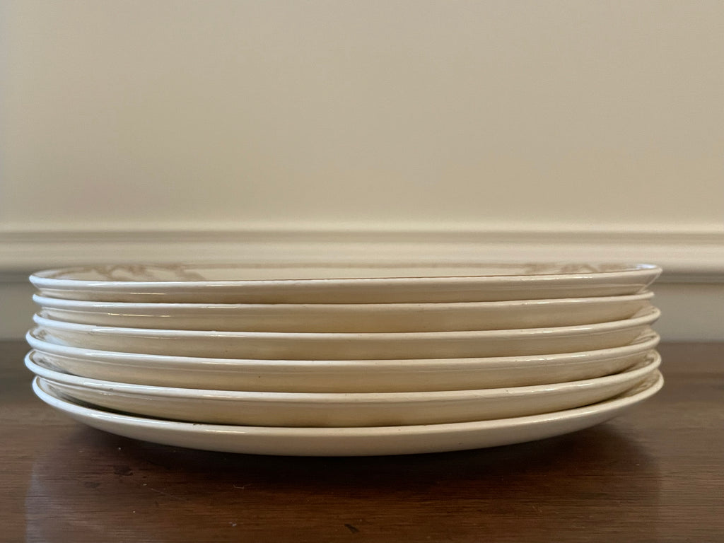 Salem China Commodore 23K Gold Cocktail & Dessert Plates, Set of 6