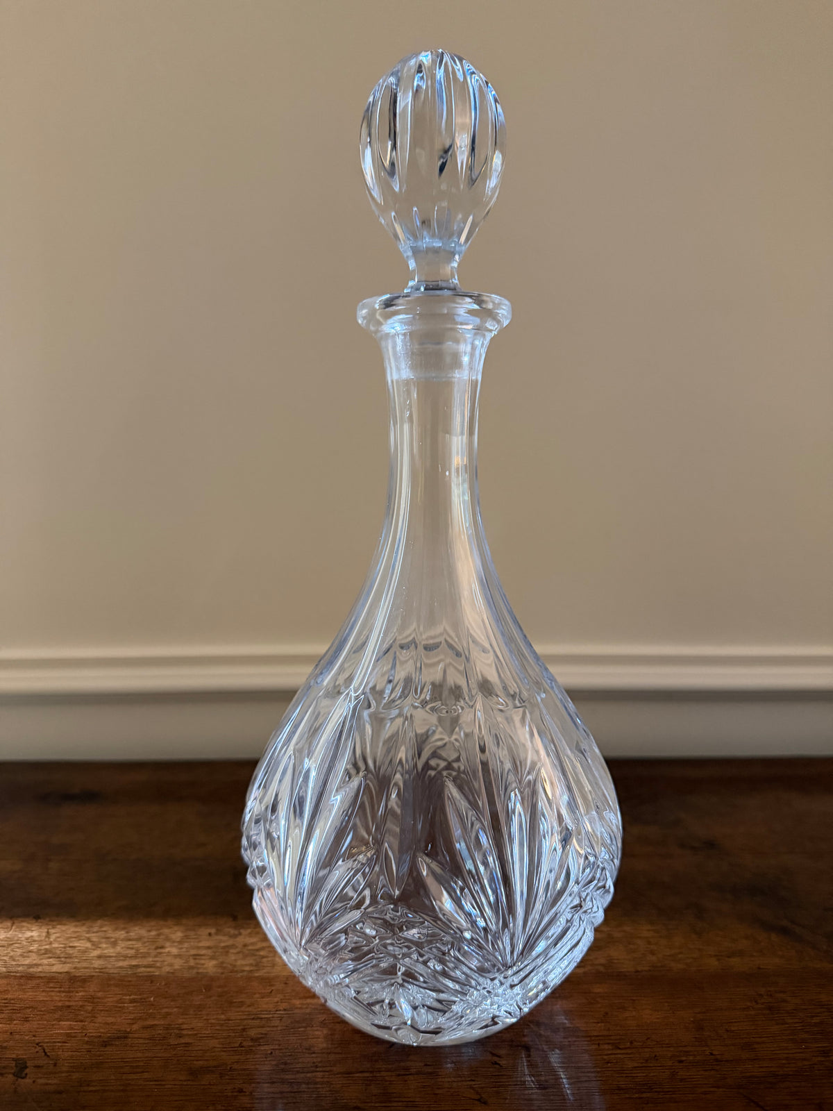 Vintage Imperial Estate Czech Lead Crystal Decanter