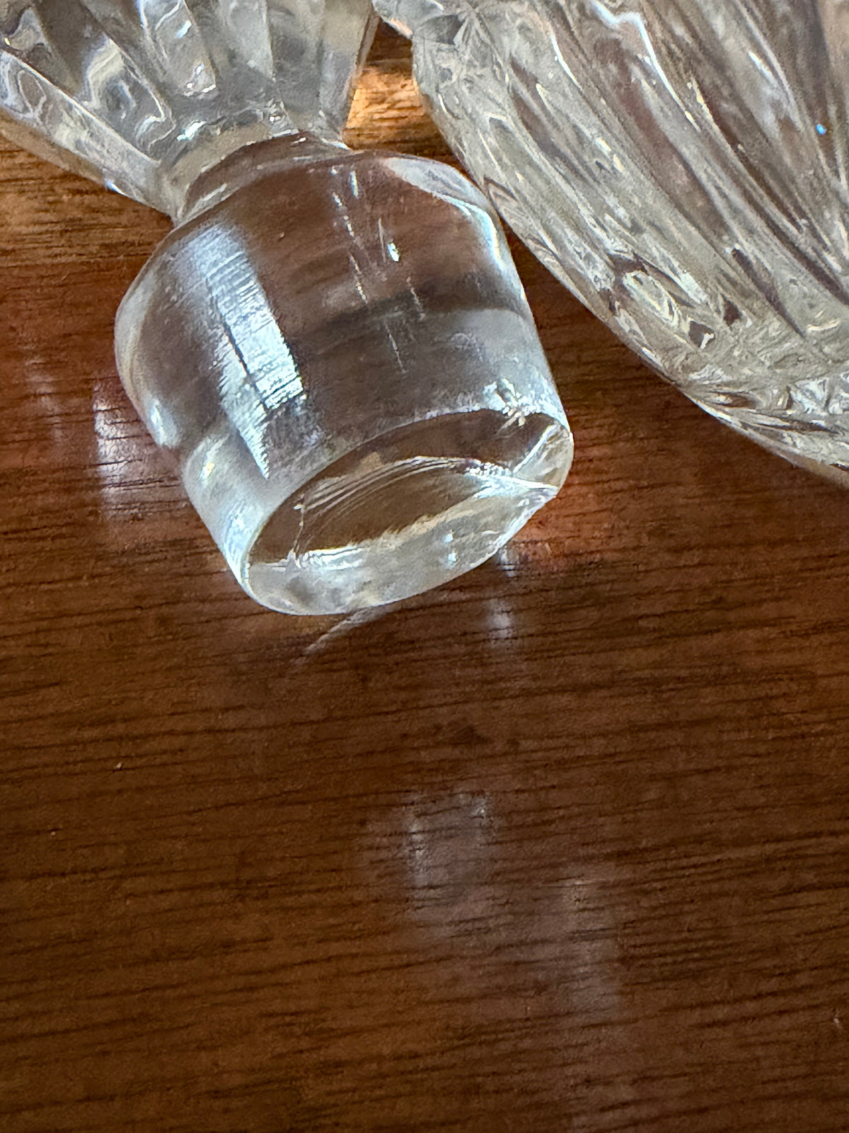 Vintage Imperial Estate Czech Lead Crystal Decanter