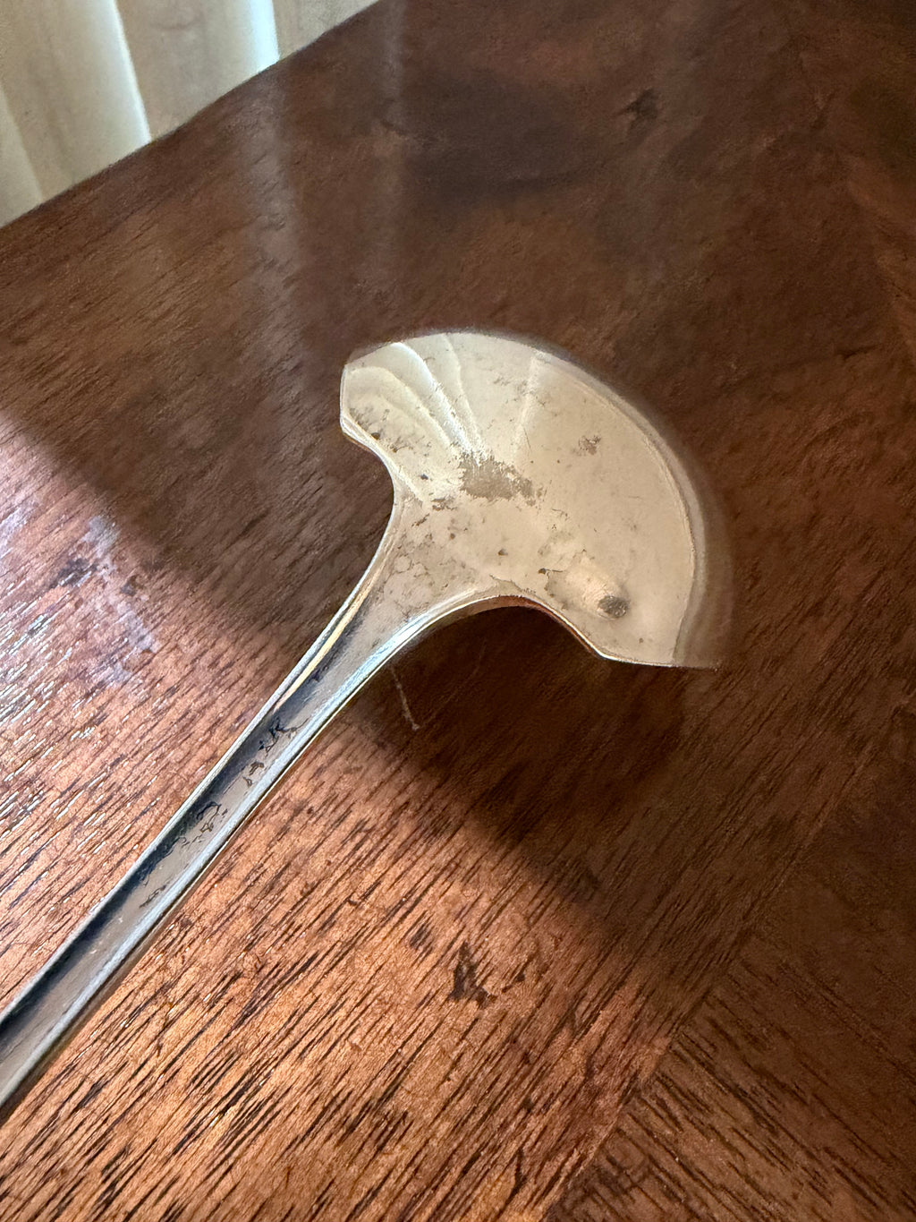 Antique Mother-of-Pearl Flatware with Sterling Collars, Set of 10