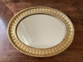 Vintage Petite Oval Gilt Mirror