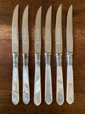 Vintage Mother-of-Pearl Knives, Set of 6