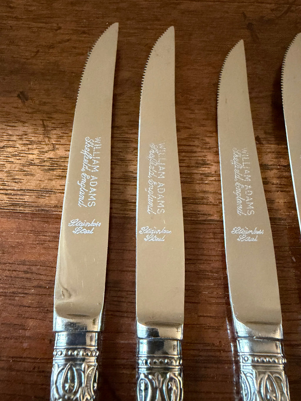 Vintage Mother-of-Pearl Knives, Set of 6