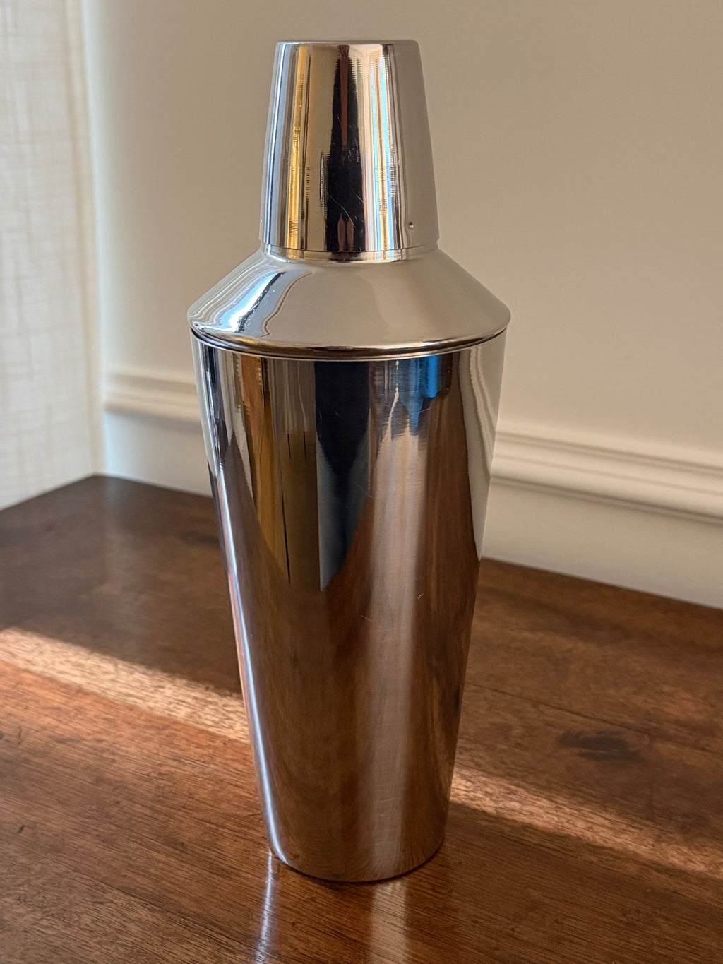 Vintage Stainless Steel Cocktail Shaker, c. 1960's-70's