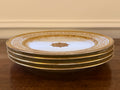 Set of 4 Antique Limoges Cocktail Plates for Ovington Bros.