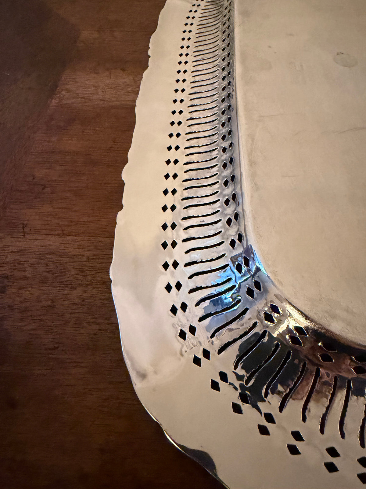 Vintage E.G. Webster & Sons for International Silver Reticulated Tray