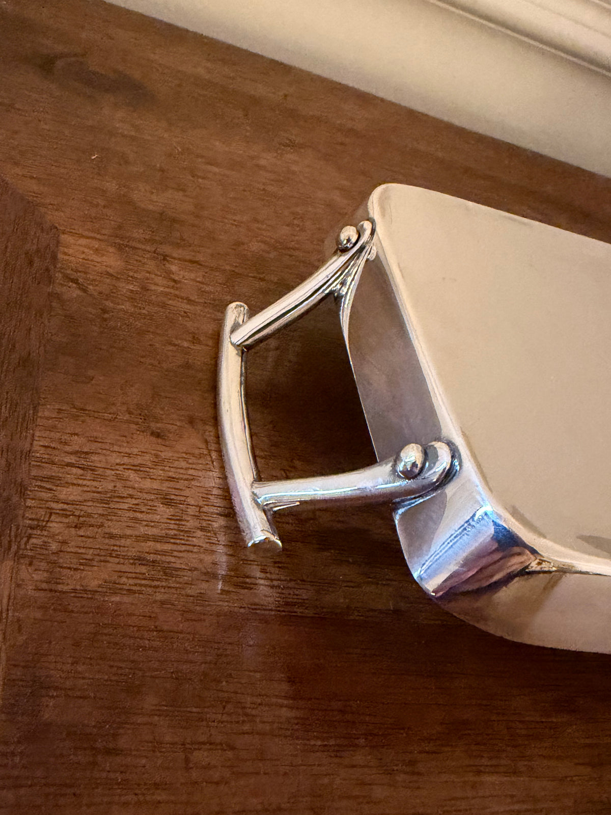 Antique Hukin & Heath Silverplate Cocktail Tray, design attributed to Dr. Christopher Dresser