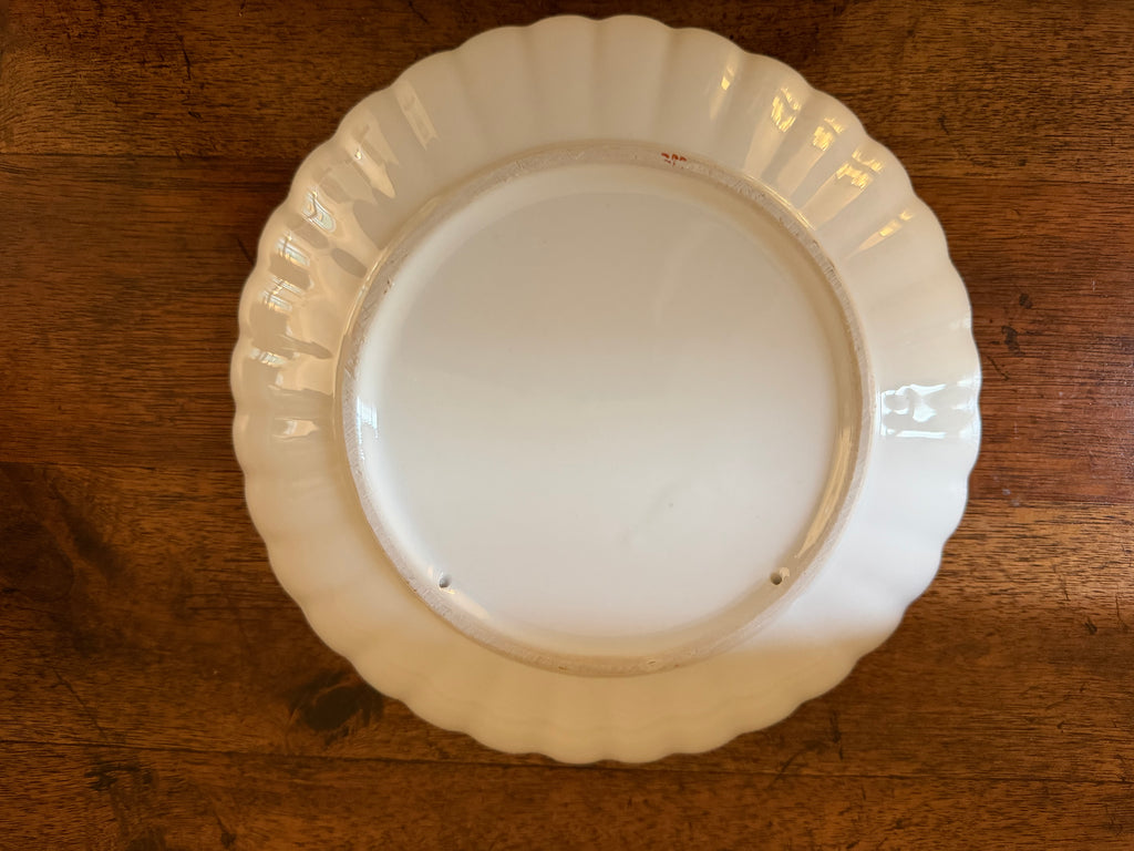 Vintage Two’s Company Botanical Wall Plates, Set of 2