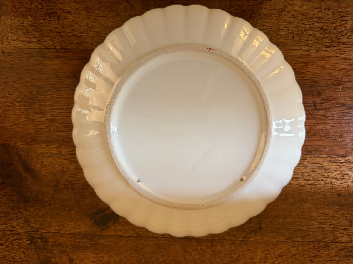 Vintage Two’s Company Botanical Wall Plates, Set of 2