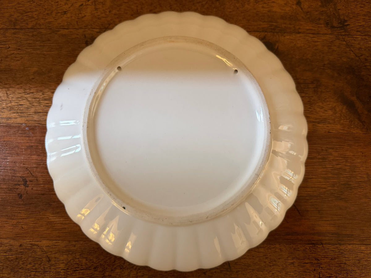 Vintage Two’s Company Botanical Wall Plates, Set of 2