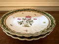 Vintage Two’s Company Botanical Wall Plates, Set of 2