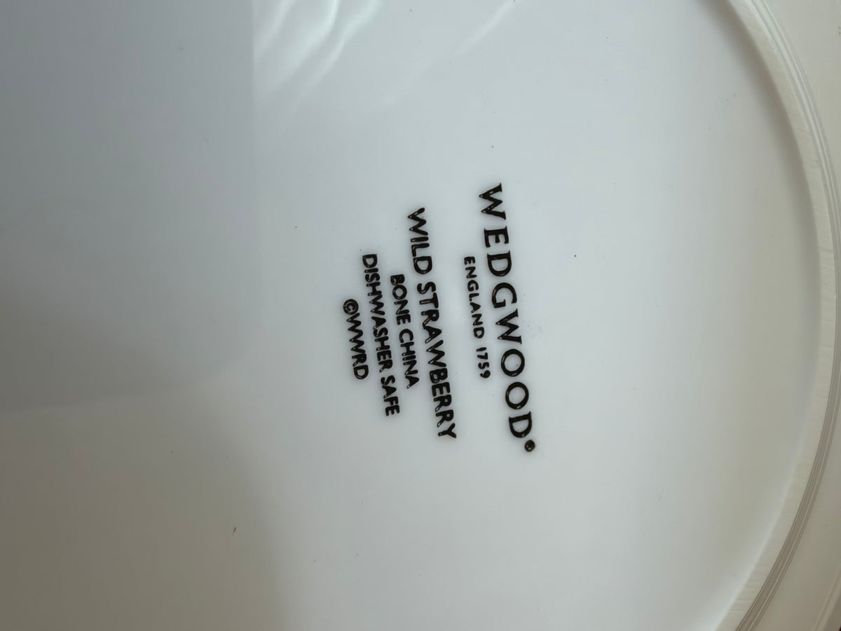 Vintage Wedgwood Wild Strawberry Cocktail & Dessert Plates, Set of 12
