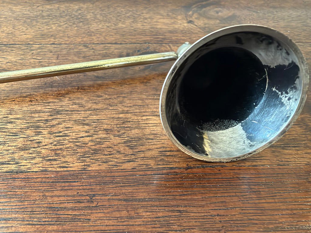 Vintage Silverplate Swinging Bell Candle Snuffer