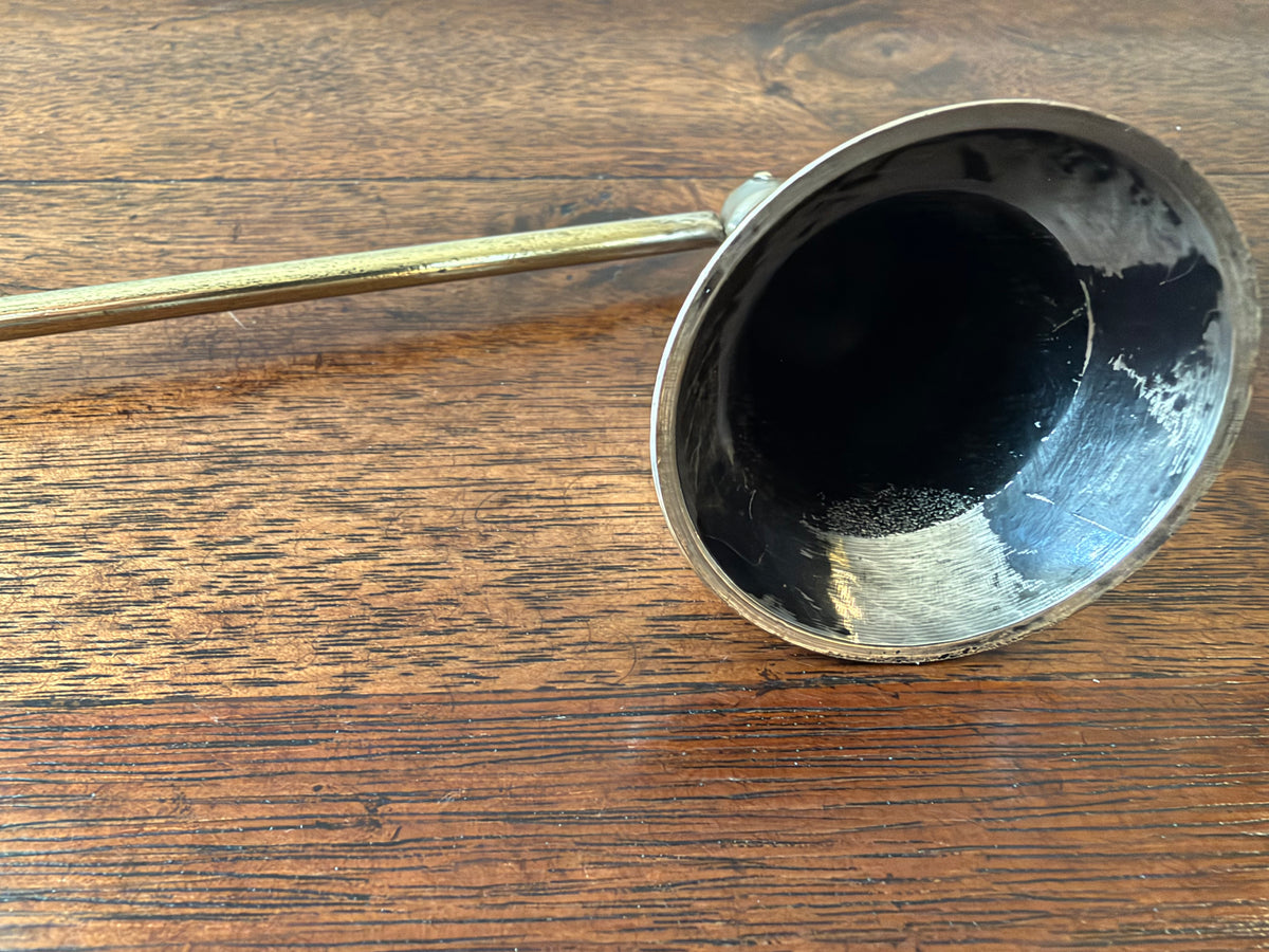 Vintage Silverplate Swinging Bell Candle Snuffer