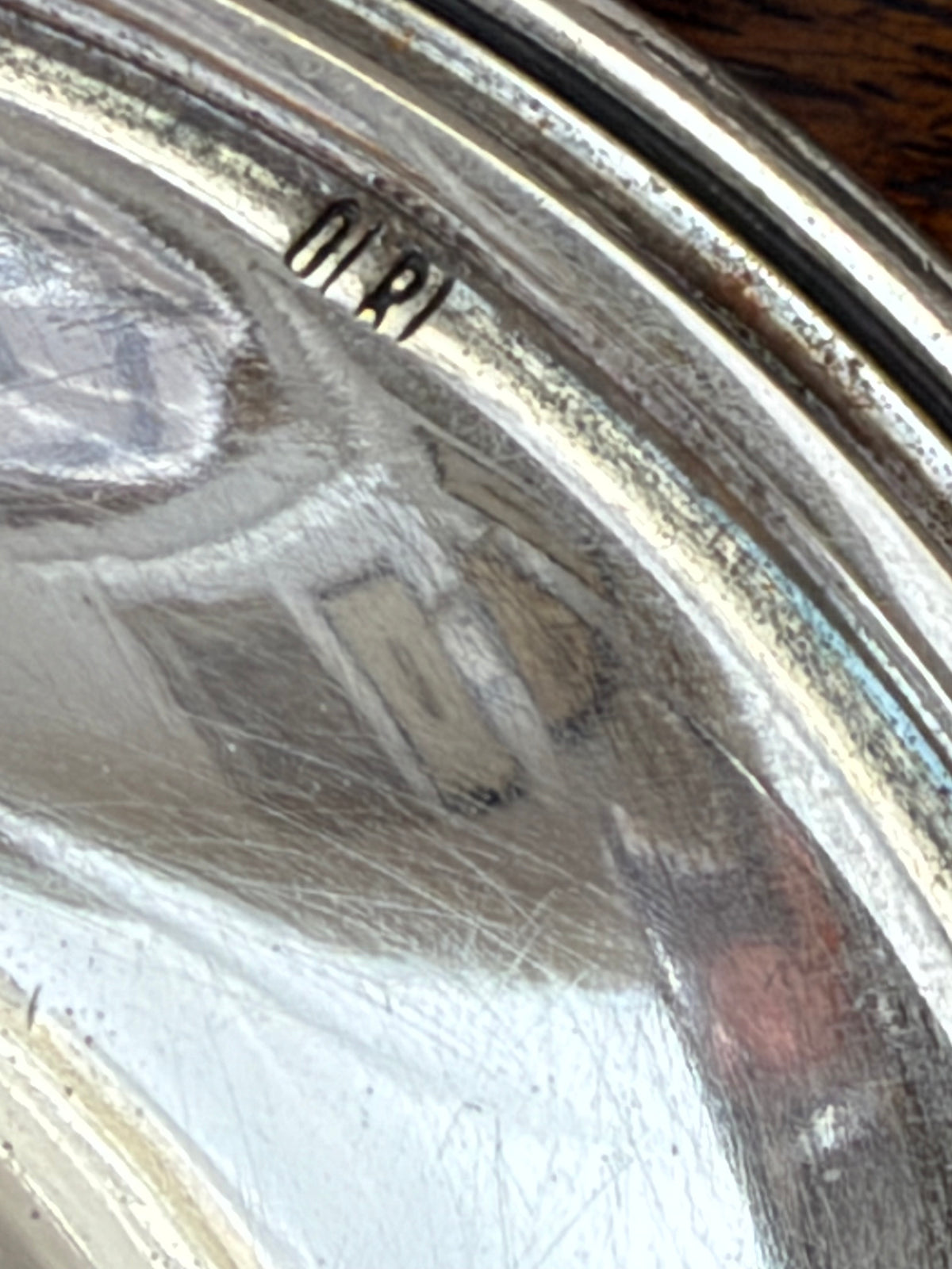 Late Mid-Century Italian OLRI Silverplate Candle Holders by Rino Greggio, Pair