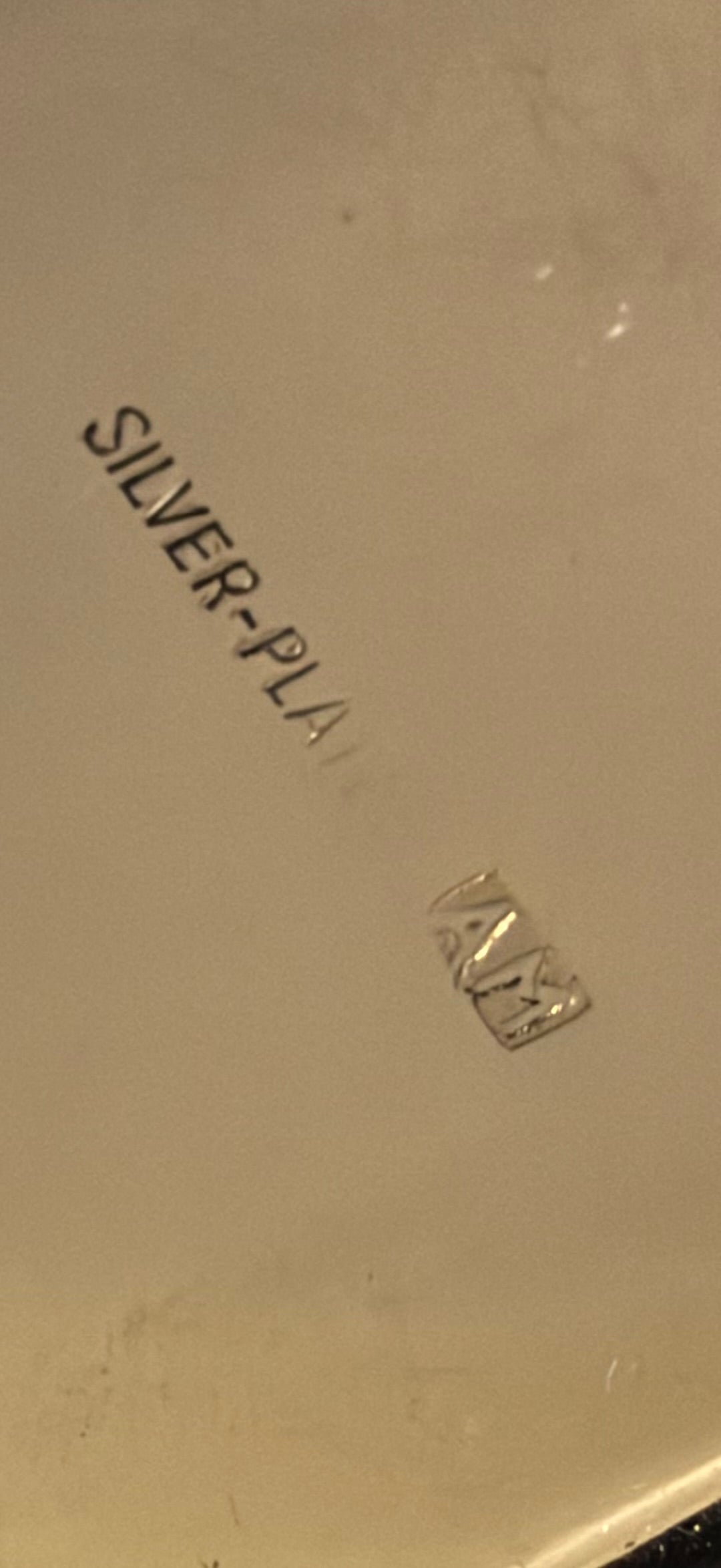 Mid-Century Silverplate Diamond Petite Serving Dish