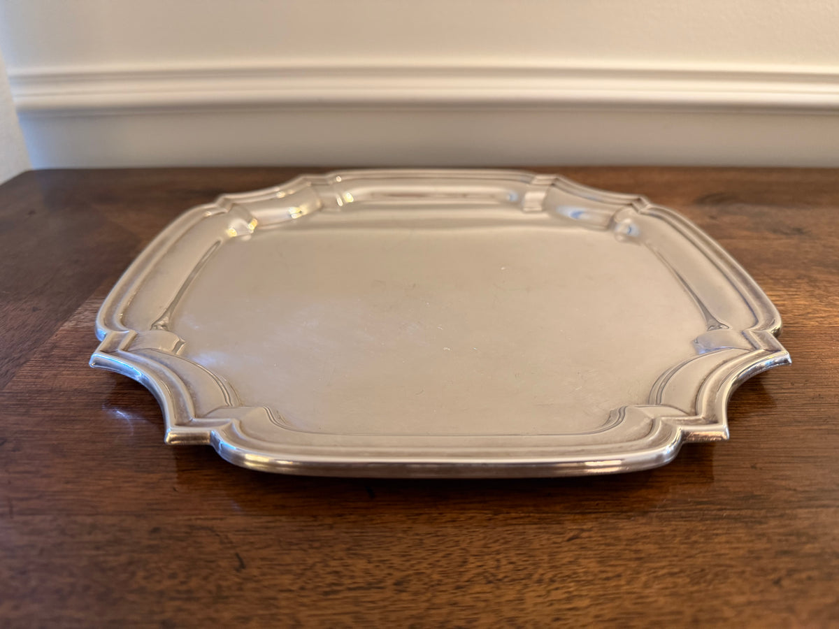 Vintage Silverplate Square Cocktail Tray