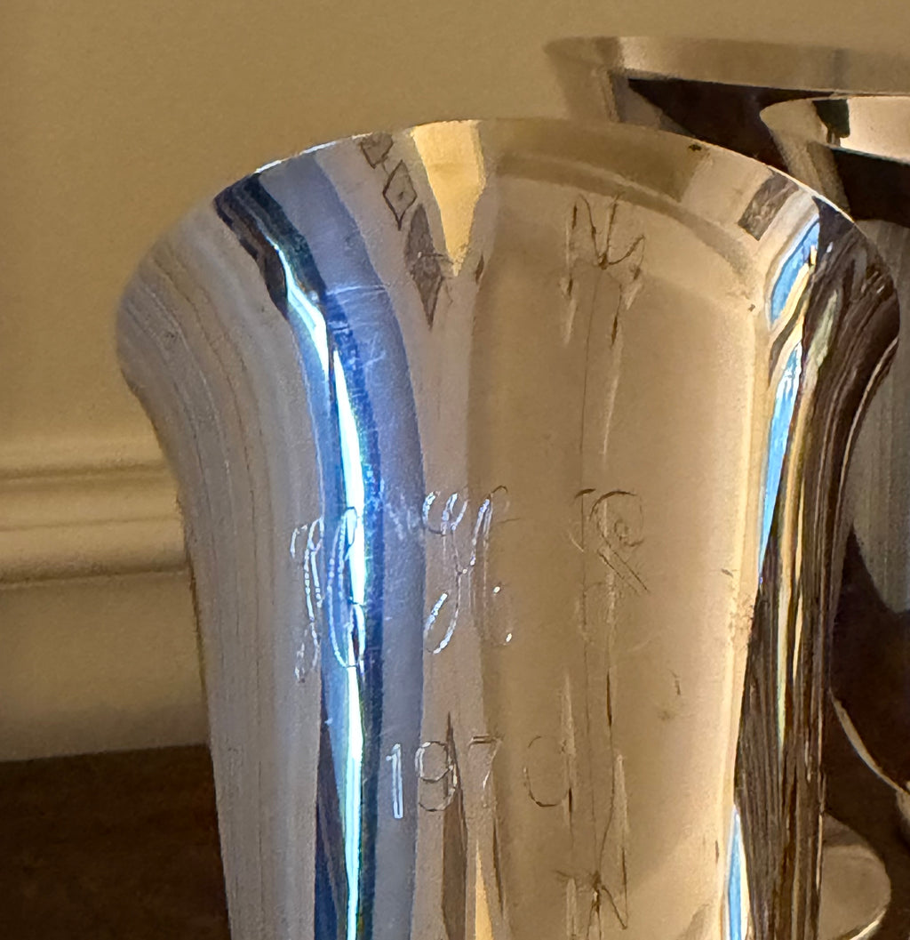 Vintage Silverplate Goblets, Camden Horse Show & Hunt, Set of 6