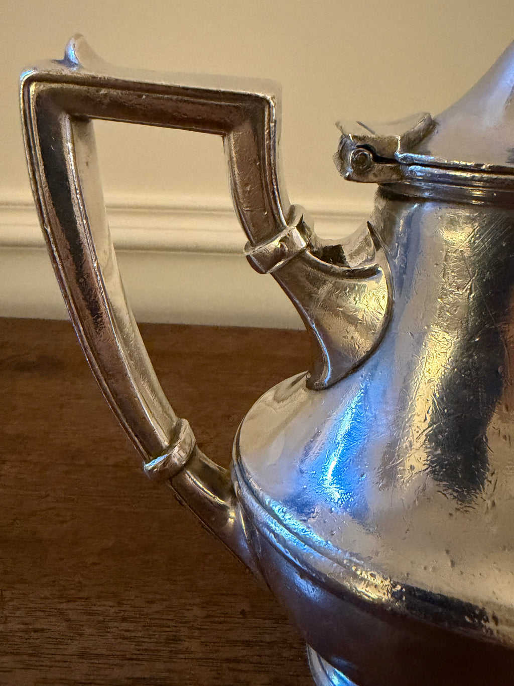 1927 Chalfonte-Haddon Hall Hotel Silver Teapot, Atlantic City