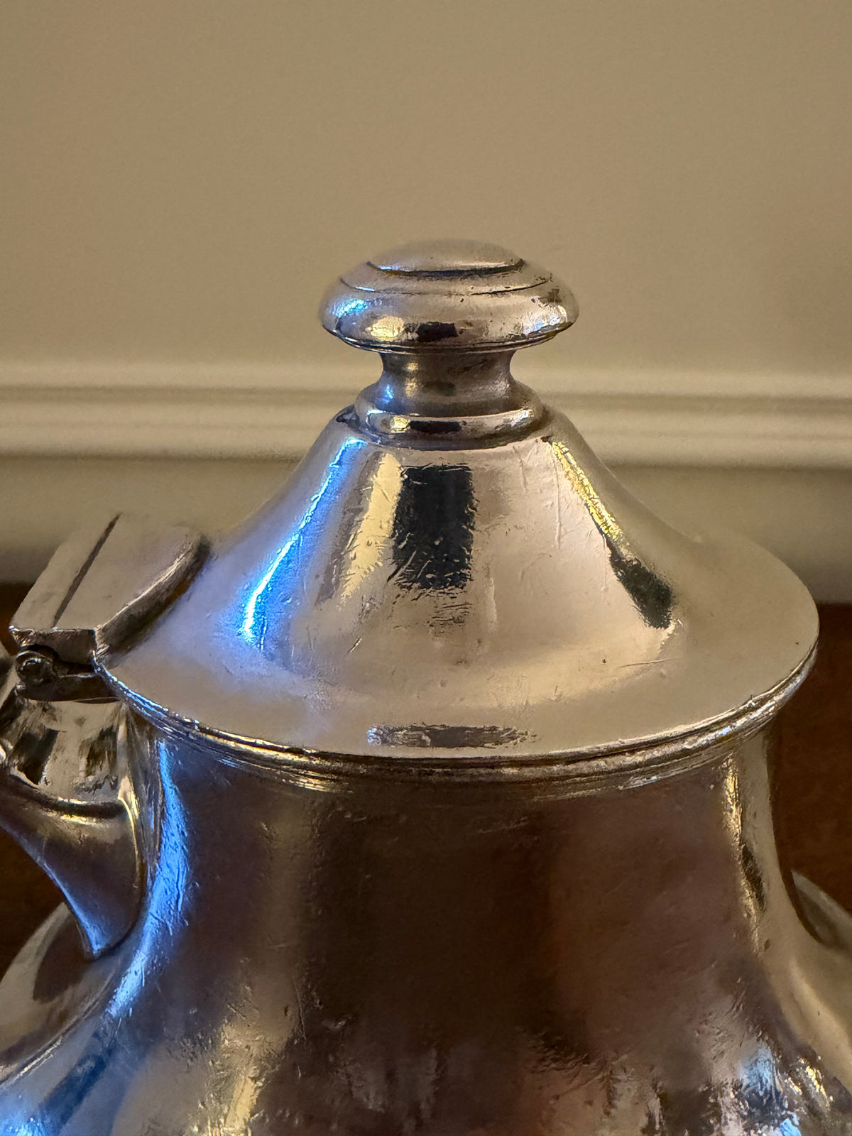 1927 Chalfonte-Haddon Hall Hotel Silver Teapot, Atlantic City