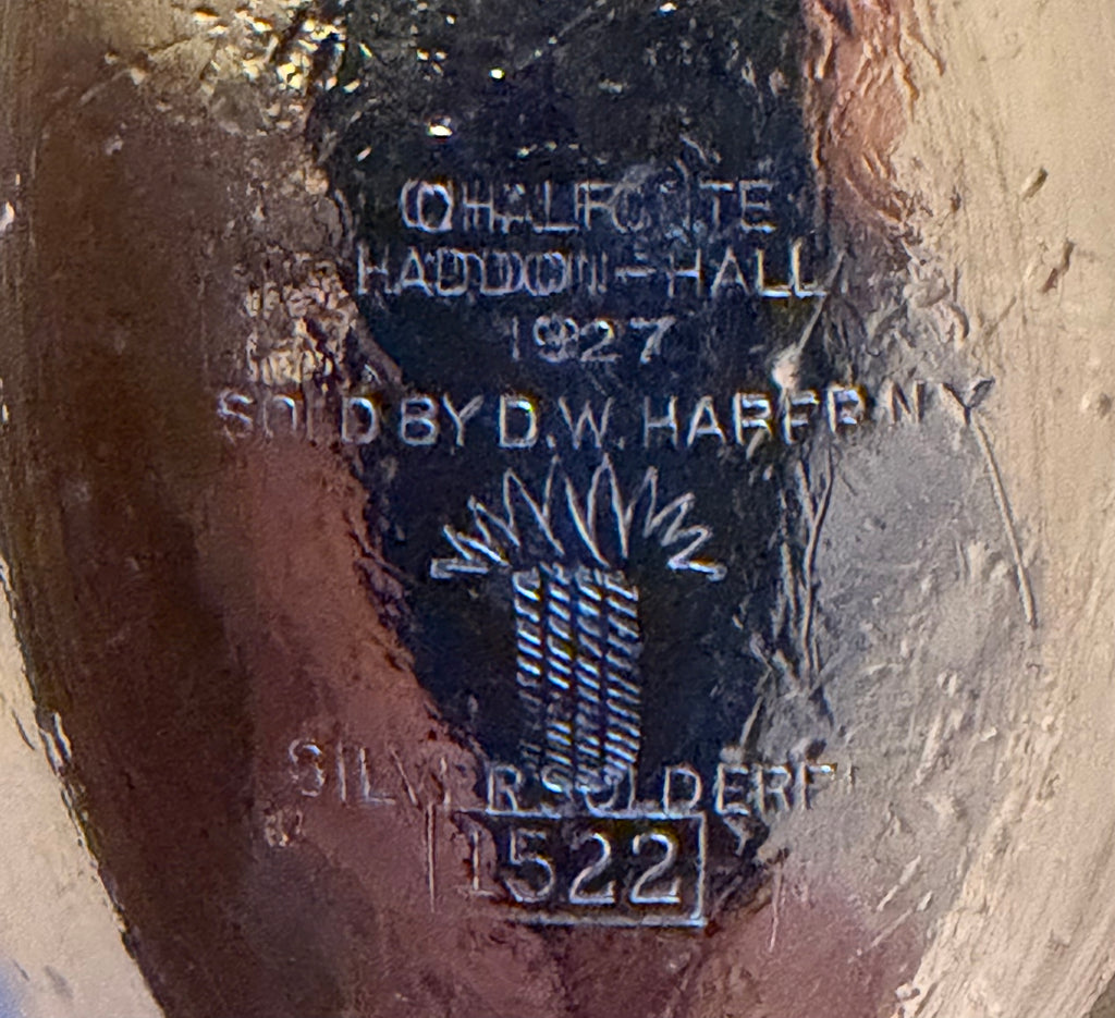 1927 Chalfonte-Haddon Hall Hotel Silver Teapot, Atlantic City
