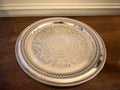Wm. Rogers Silverplate Pierced Serving Tray