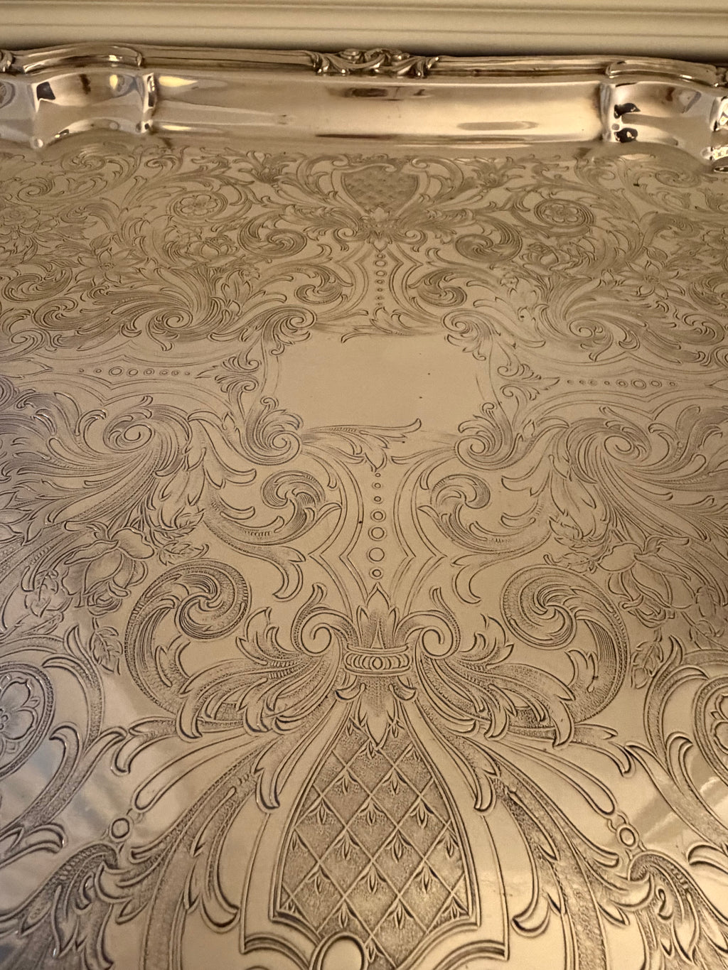 Vintage Eton Sheffield Oversized Silver Butler’s Tray