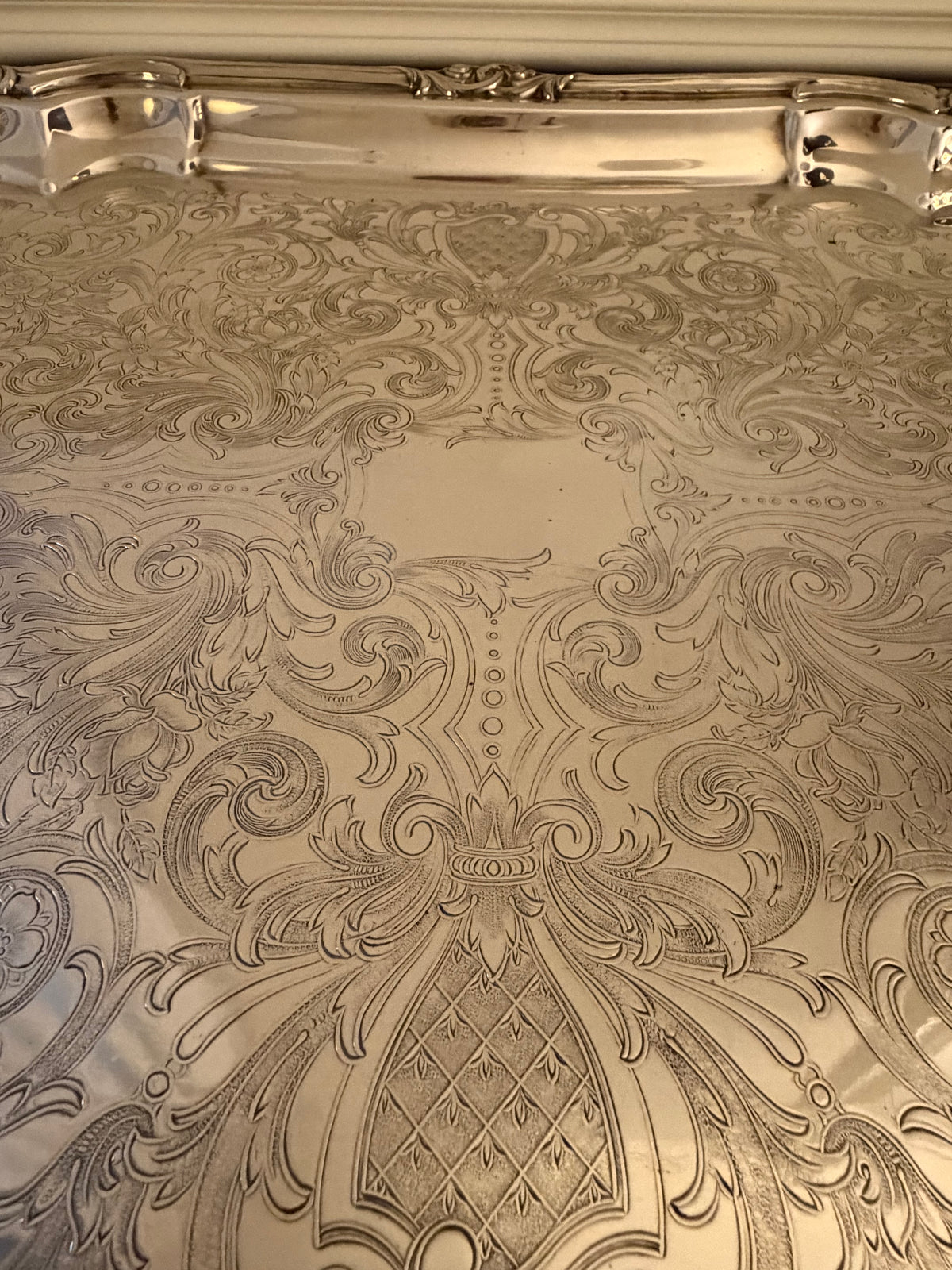 Vintage Eton Sheffield Oversized Silver Butler’s Tray