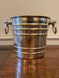 Vintage Silverplate Petite Ice Bucket with Ring Handles