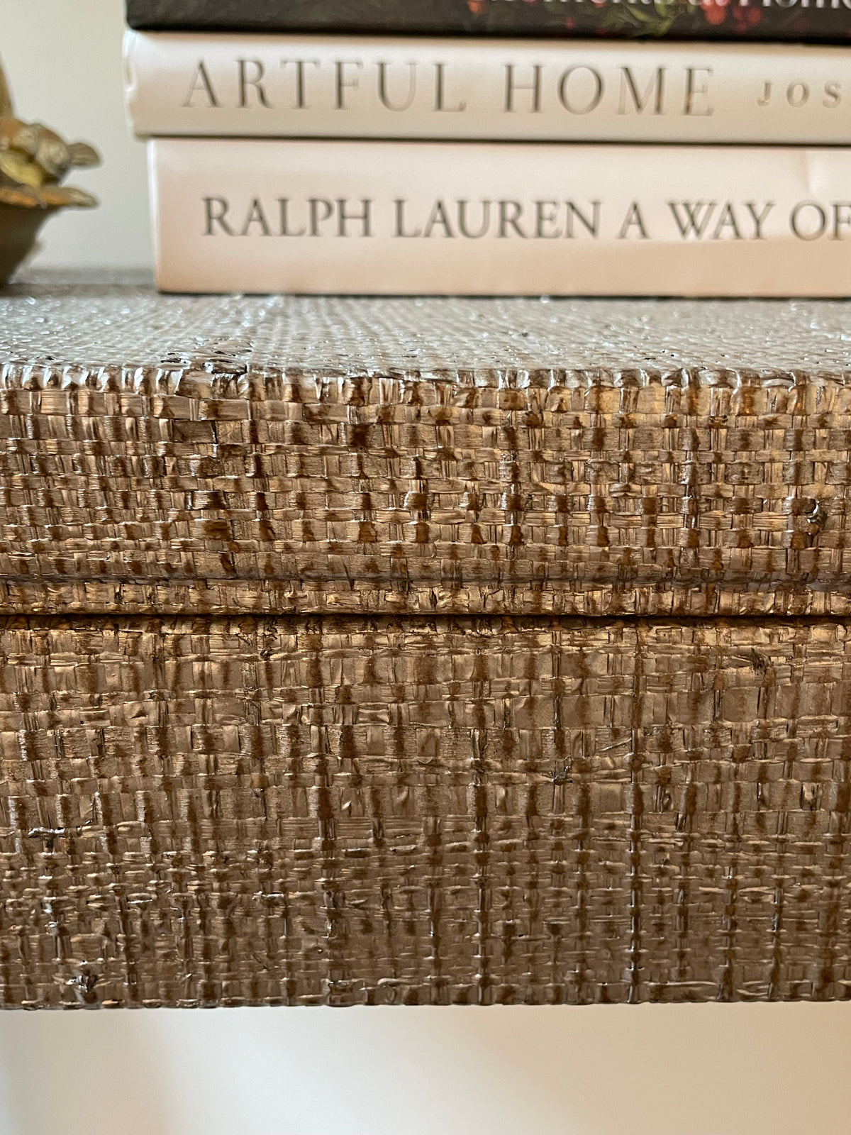 Bunny Williams Home Yuri Raffia Console Table