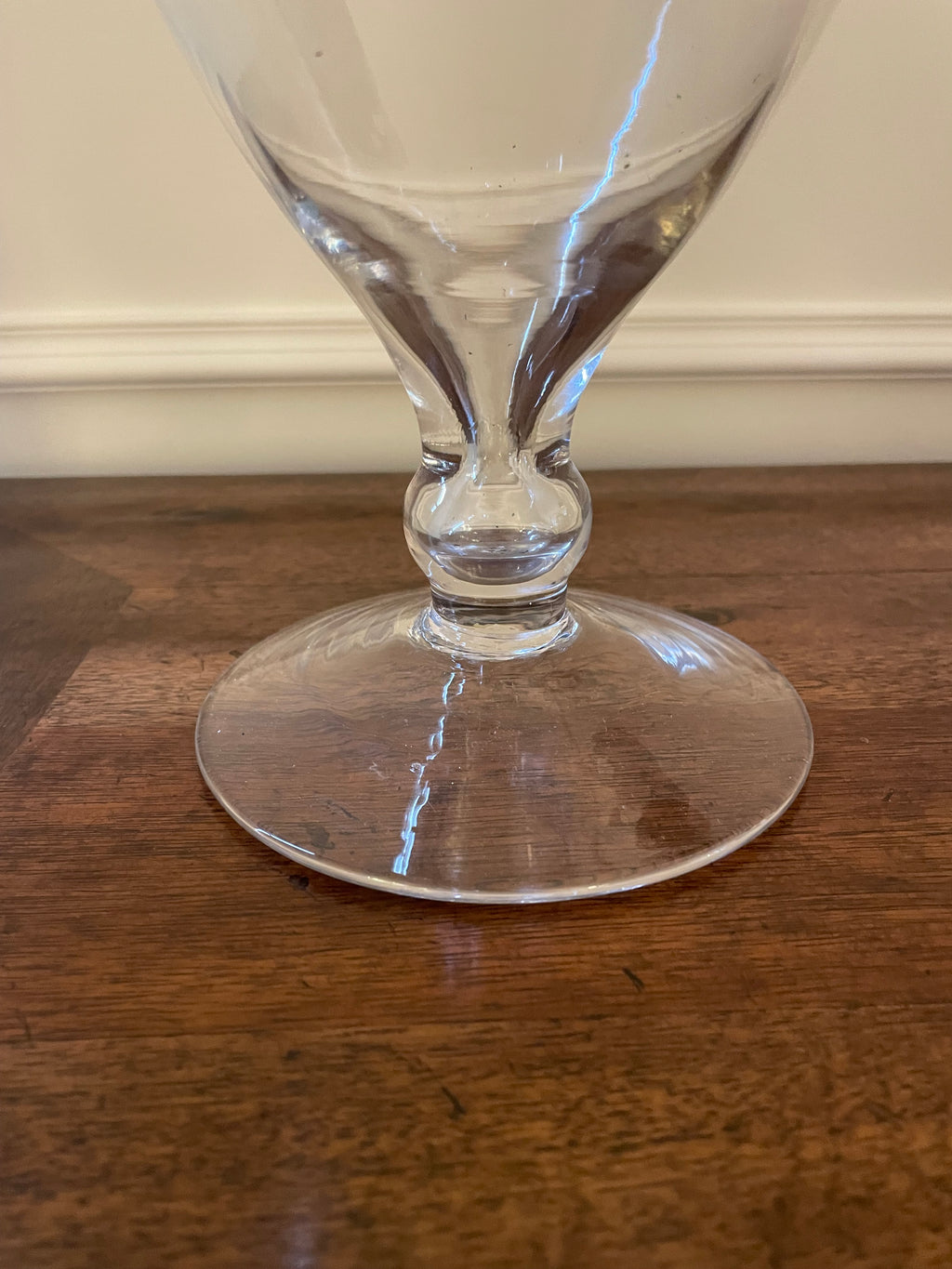Large Glass Apothecary Jar with  Fitted Lid with Decorative Finial