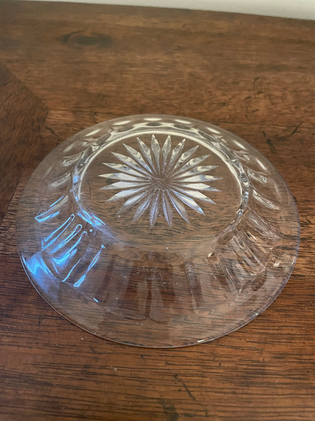 Heisey Narrow Flute Set of 6 Bread/Butter Dishes, Small Cocktail or Desert Plates, Vintage, Mid-Century