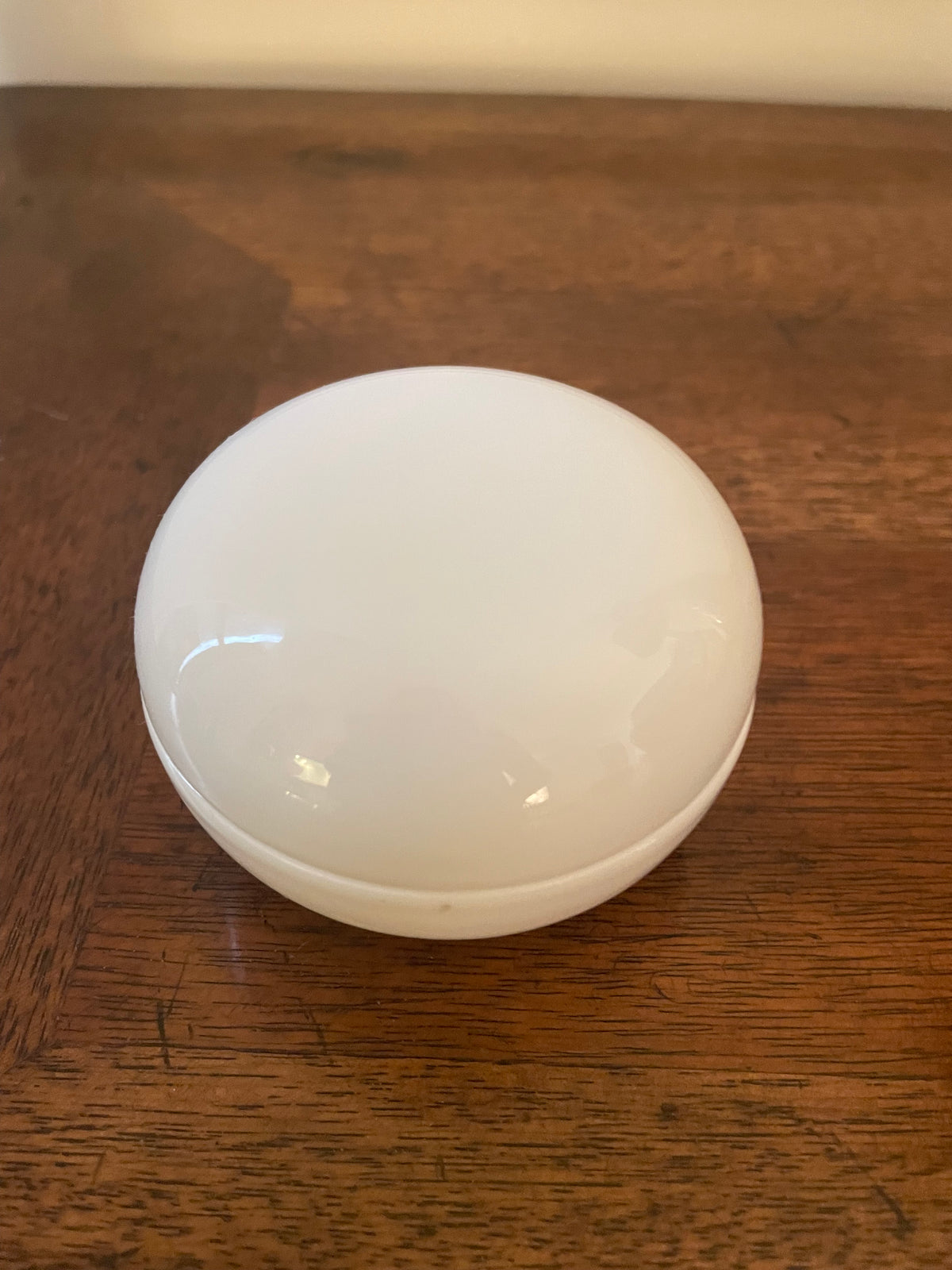 Mid Century Richard Ginori White Porcelain Trinket Box, Made in Italy