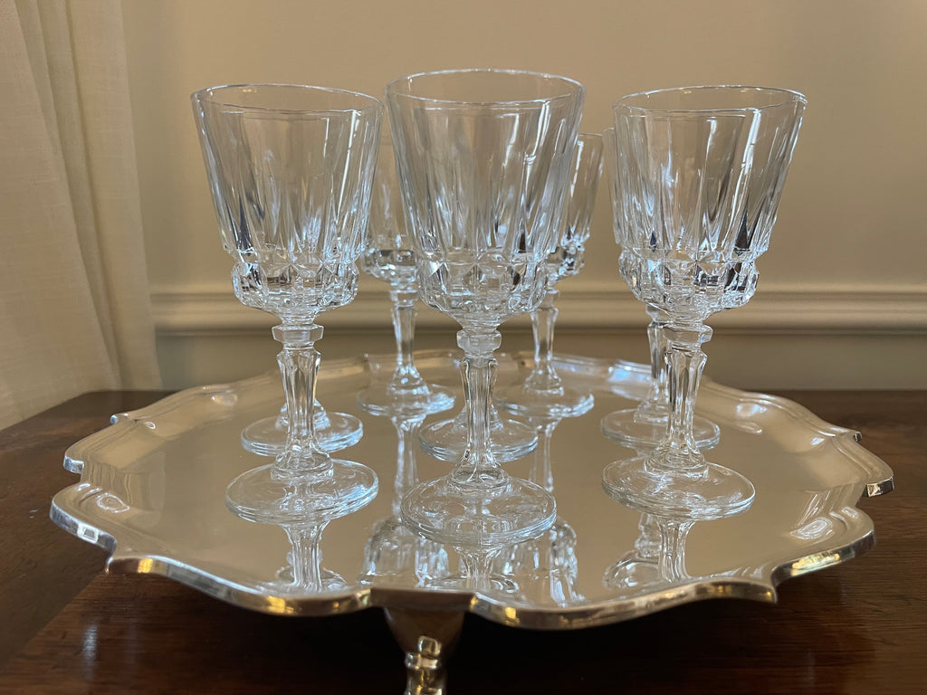 1930's Roberts & Belk Sheffield Silverplate Footed Cocktail Tray