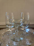 Plaza Hotel Glassware, Set of 3, Coupe (1), Pair Iced Beverage Glasses (2)