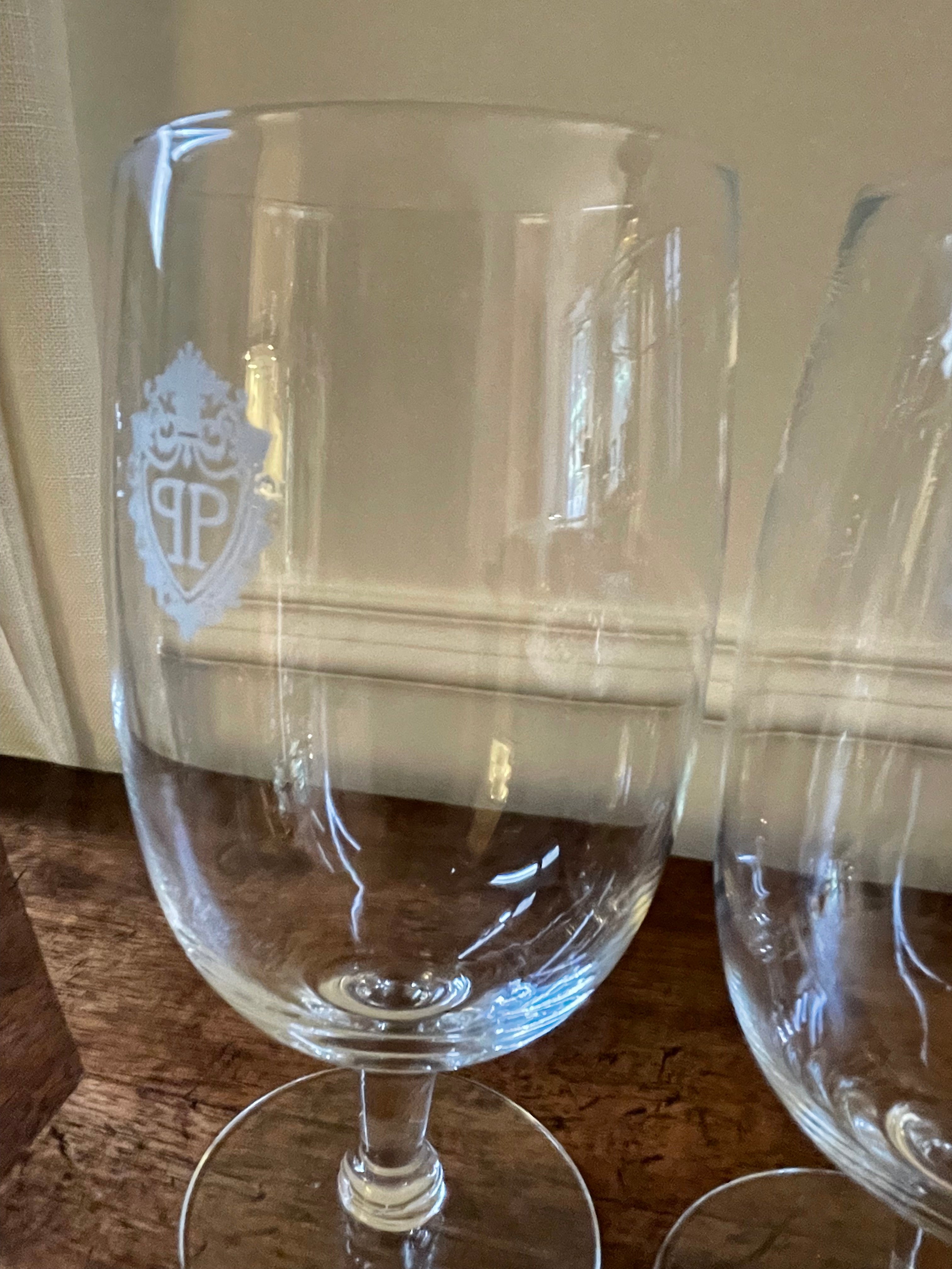 Plaza Hotel Glassware, Set of 3, Coupe (1), Pair Iced Beverage Glasses (2)
