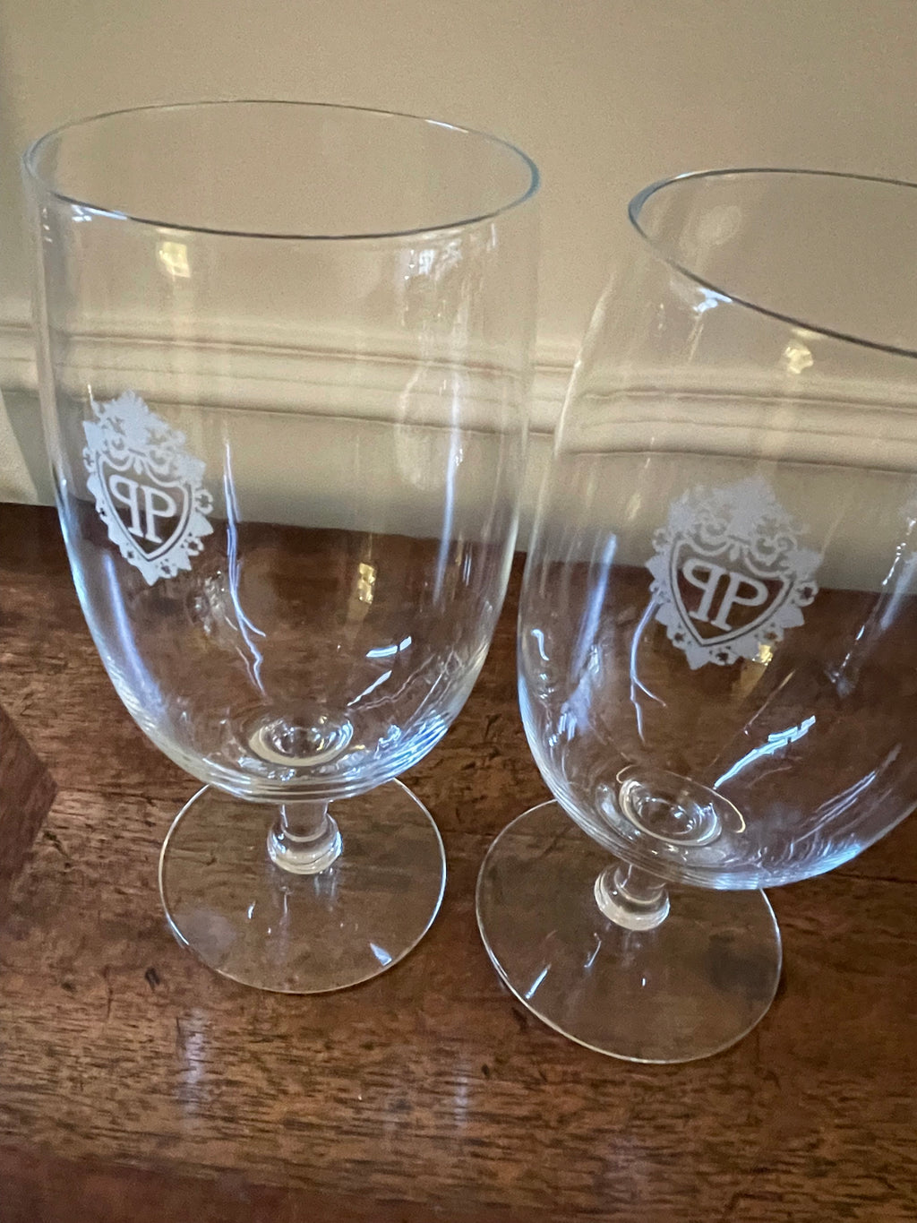 Plaza Hotel Glassware, Set of 3, Coupe (1), Pair Iced Beverage Glasses (2)